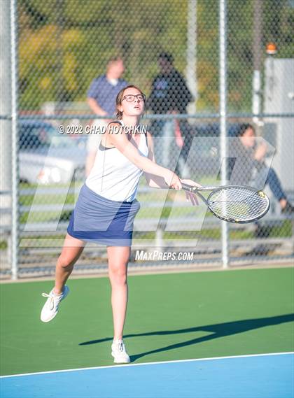 Thumbnail 3 in Mynderse Academy @ Geneva (NYSPHSAA Sectionals Round 1 Doubles) photogallery.