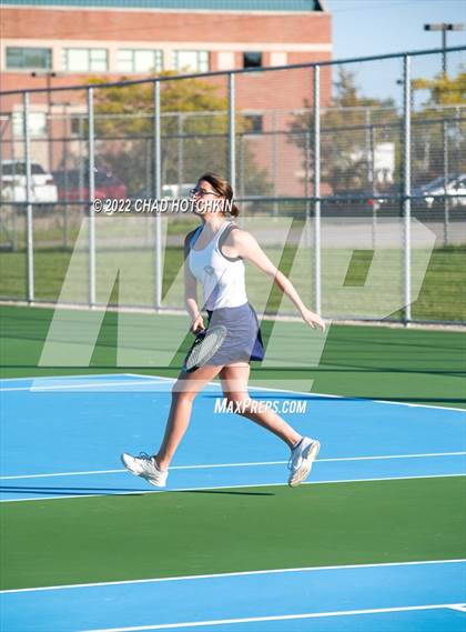 Thumbnail 1 in Mynderse Academy @ Geneva (NYSPHSAA Sectionals Round 1 Doubles) photogallery.