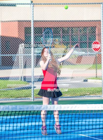 Thumbnail 1 in Mynderse Academy @ Geneva (NYSPHSAA Sectionals Round 1 Doubles) photogallery.