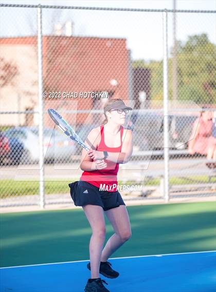 Thumbnail 2 in Mynderse Academy @ Geneva (NYSPHSAA Sectionals Round 1 Doubles) photogallery.
