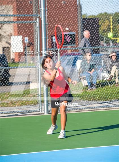 Thumbnail 3 in Mynderse Academy @ Geneva (NYSPHSAA Sectionals Round 1 Doubles) photogallery.
