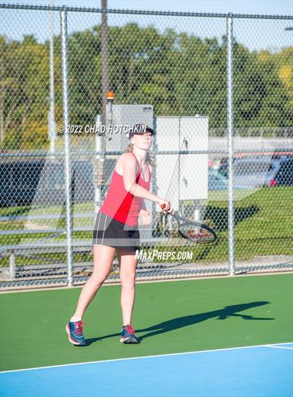 Thumbnail 3 in Mynderse Academy @ Geneva (NYSPHSAA Sectionals Round 1 Doubles) photogallery.