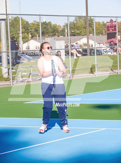 Thumbnail 1 in Mynderse Academy @ Geneva (NYSPHSAA Sectionals Round 1 Doubles) photogallery.
