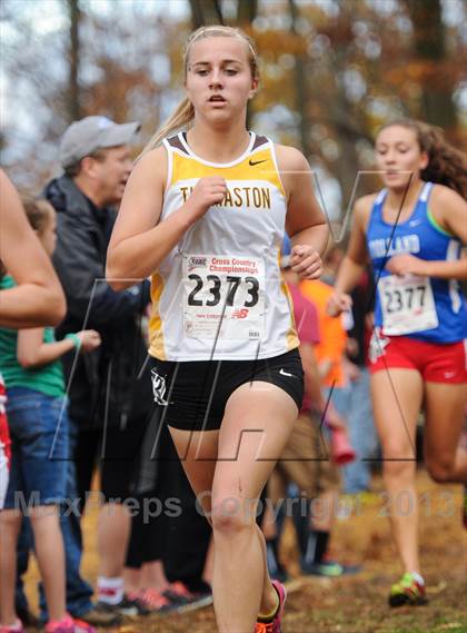 Thumbnail 1 in CIAC Cross Country Championships (Girls Open) photogallery.