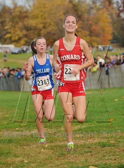 Thumbnail 3 in CIAC Cross Country Championships (Girls Open) photogallery.