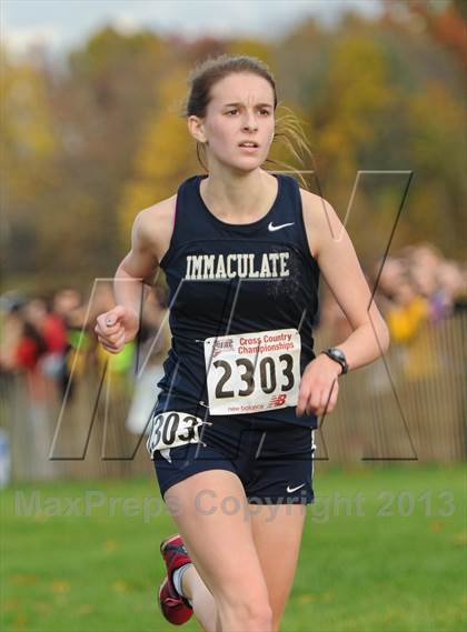 Thumbnail 2 in CIAC Cross Country Championships (Girls Open) photogallery.
