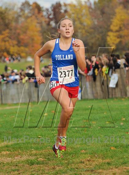 Thumbnail 2 in CIAC Cross Country Championships (Girls Open) photogallery.