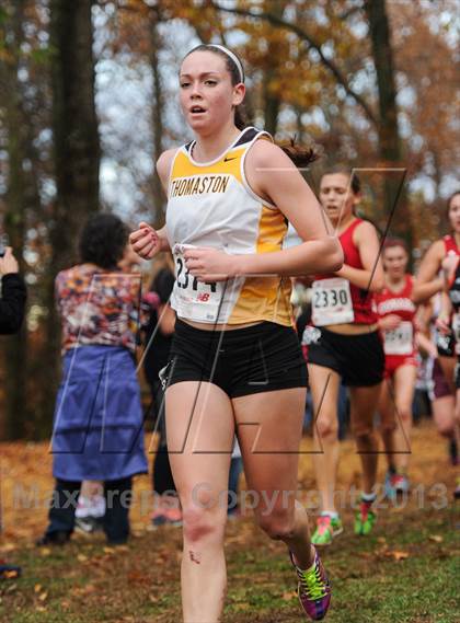 Thumbnail 2 in CIAC Cross Country Championships (Girls Open) photogallery.