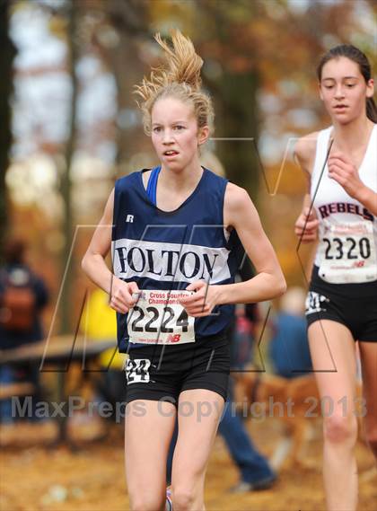 Thumbnail 2 in CIAC Cross Country Championships (Girls Open) photogallery.