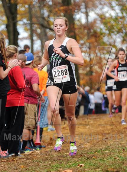 Thumbnail 2 in CIAC Cross Country Championships (Girls Open) photogallery.
