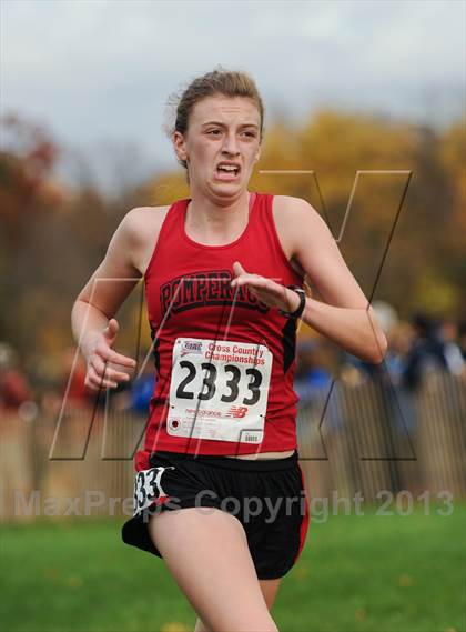 Thumbnail 2 in CIAC Cross Country Championships (Girls Open) photogallery.