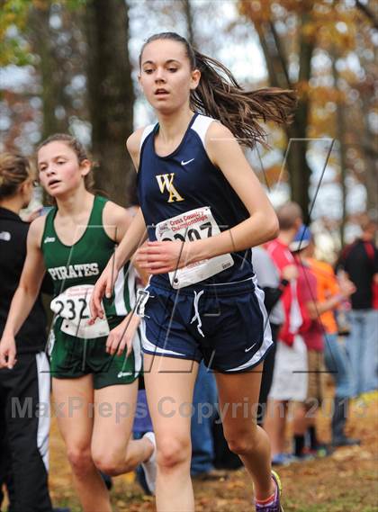 Thumbnail 1 in CIAC Cross Country Championships (Girls Open) photogallery.