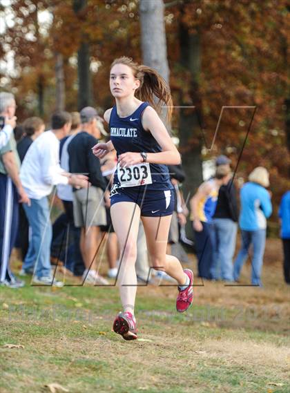Thumbnail 1 in CIAC Cross Country Championships (Girls Open) photogallery.