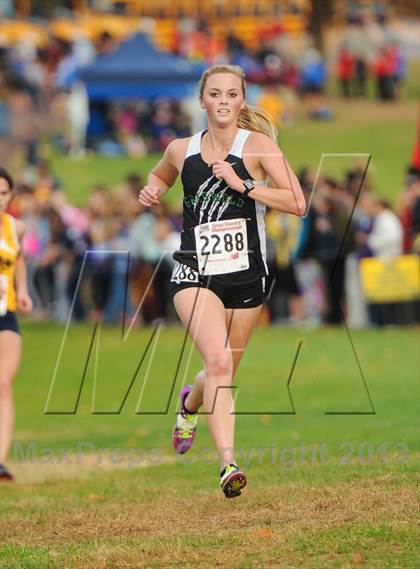 Thumbnail 2 in CIAC Cross Country Championships (Girls Open) photogallery.