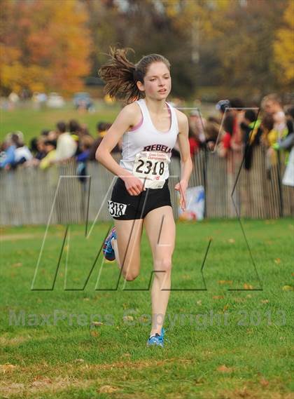 Thumbnail 1 in CIAC Cross Country Championships (Girls Open) photogallery.