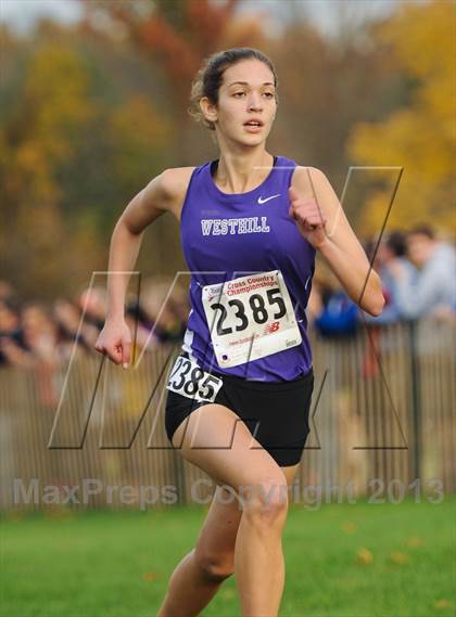 Thumbnail 3 in CIAC Cross Country Championships (Girls Open) photogallery.