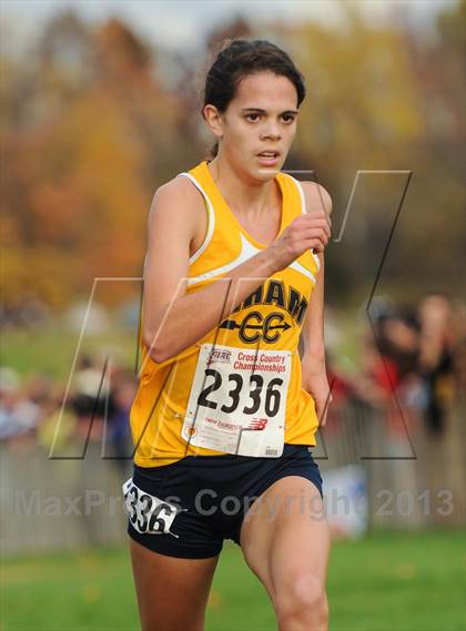 Thumbnail 1 in CIAC Cross Country Championships (Girls Open) photogallery.