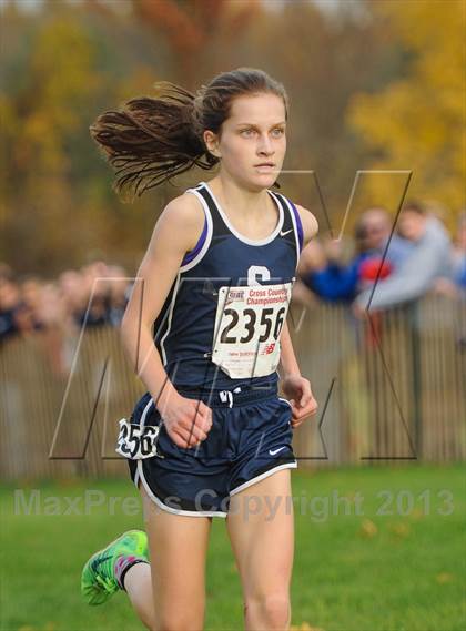 Thumbnail 1 in CIAC Cross Country Championships (Girls Open) photogallery.