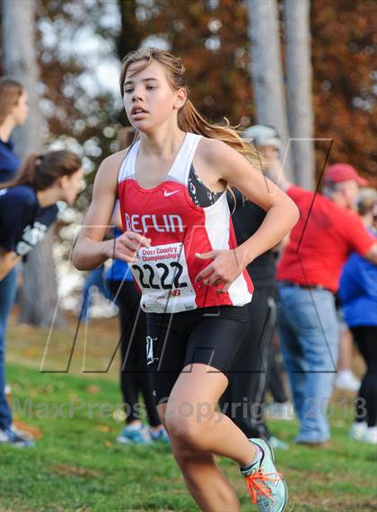 Thumbnail 1 in CIAC Cross Country Championships (Girls Open) photogallery.
