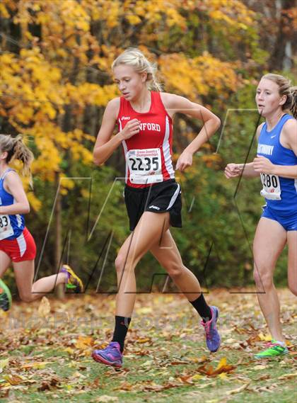 Thumbnail 1 in CIAC Cross Country Championships (Girls Open) photogallery.