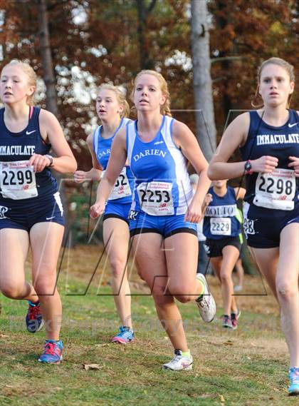 Thumbnail 2 in CIAC Cross Country Championships (Girls Open) photogallery.