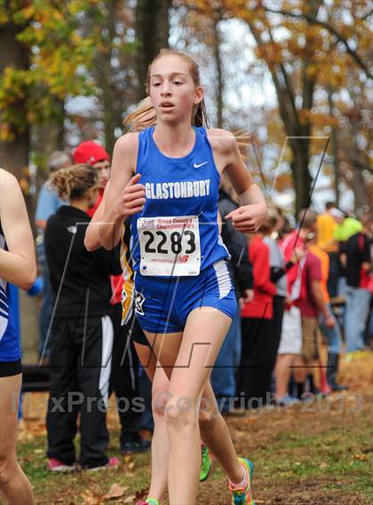 Thumbnail 1 in CIAC Cross Country Championships (Girls Open) photogallery.