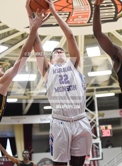 Thumbnail 1 in Wilbraham & Monson Academy vs. Montverde Academy (Spalding Hoophall Classic) photogallery.