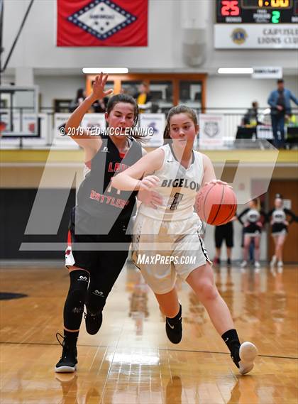 Thumbnail 3 in Bigelow vs. Murfreesboro (AAA 2A State Playoff) photogallery.