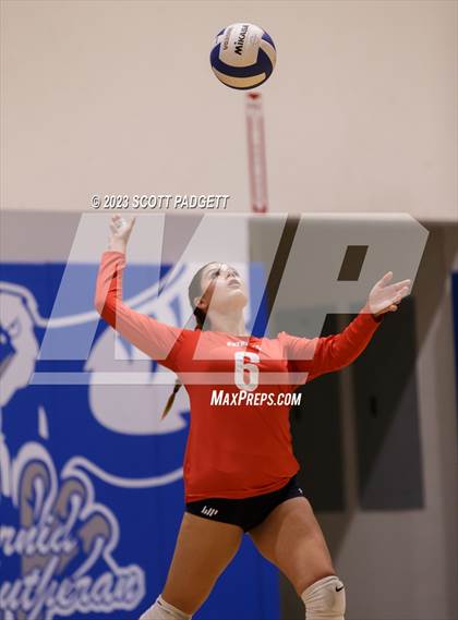 Thumbnail 1 in Temecula Prep @ California Lutheran (CIF SS D8 Quarter Final) photogallery.