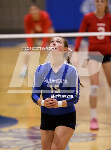 Thumbnail 2 in Temecula Prep @ California Lutheran (CIF SS D8 Quarter Final) photogallery.