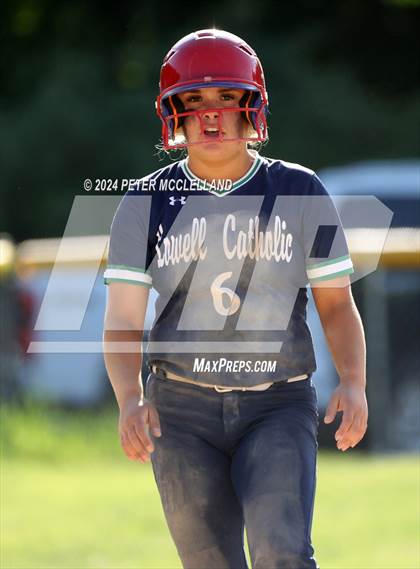 Thumbnail 2 in Lowell Catholic vs Pentucket Regional (MIAA Division 3 Round of 32) photogallery.