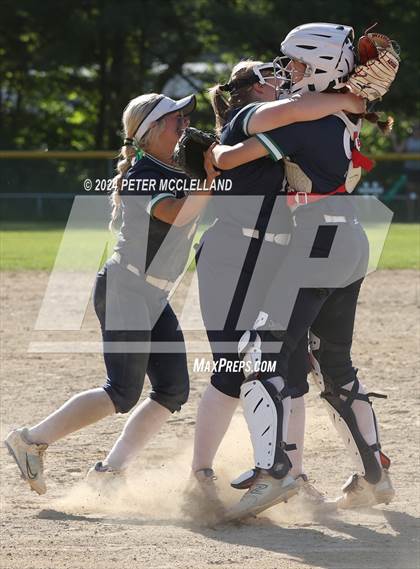 Thumbnail 2 in Lowell Catholic vs Pentucket Regional (MIAA Division 3 Round of 32) photogallery.