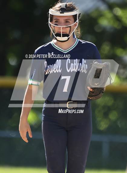 Thumbnail 1 in Lowell Catholic vs Pentucket Regional (MIAA Division 3 Round of 32) photogallery.