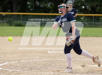 Thumbnail 3 in Lowell Catholic vs Pentucket Regional (MIAA Division 3 Round of 32) photogallery.