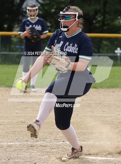Thumbnail 1 in Lowell Catholic vs Pentucket Regional (MIAA Division 3 Round of 32) photogallery.