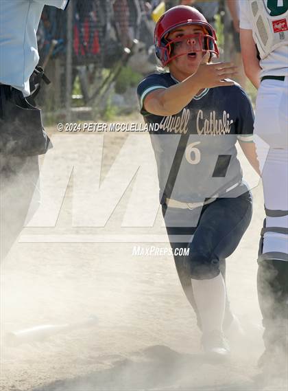 Thumbnail 3 in Lowell Catholic vs Pentucket Regional (MIAA Division 3 Round of 32) photogallery.