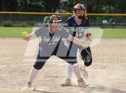 Thumbnail 2 in Lowell Catholic vs Pentucket Regional (MIAA Division 3 Round of 32) photogallery.