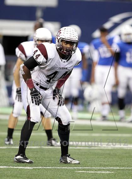 Thumbnail 2 in Cameron Yoe vs. Daingerfield (UIL 2A Division 1 Final) photogallery.
