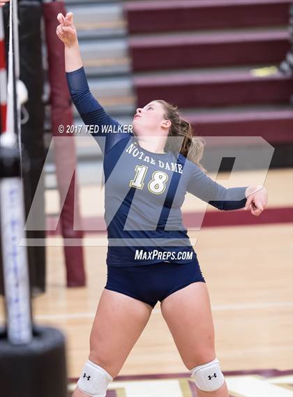 Thumbnail 3 in Notre Dame vs. Carmel (CIF CCS D4 Semifinal) photogallery.