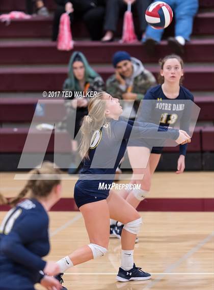 Thumbnail 3 in Notre Dame vs. Carmel (CIF CCS D4 Semifinal) photogallery.