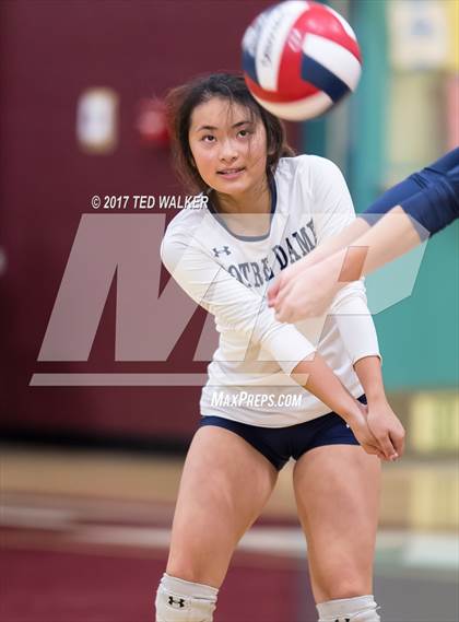 Thumbnail 2 in Notre Dame vs. Carmel (CIF CCS D4 Semifinal) photogallery.