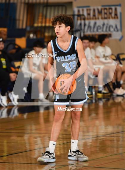 Thumbnail 2 in Pilibos vs Alhambra  (San Gabriel Winter Classics Tournament) photogallery.