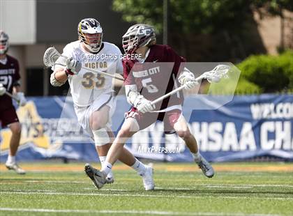 Thumbnail 2 in Victor vs. Garden City (NYSPHSAA Class B Final) photogallery.