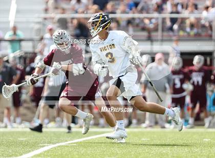 Thumbnail 2 in Victor vs. Garden City (NYSPHSAA Class B Final) photogallery.