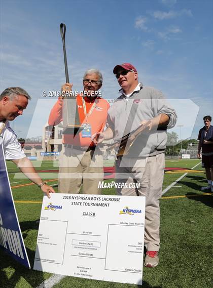 Thumbnail 1 in Victor vs. Garden City (NYSPHSAA Class B Final) photogallery.