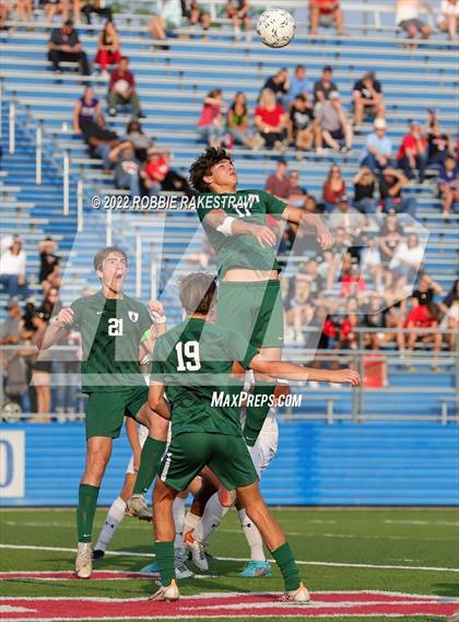 Thumbnail 2 in The Woodlands vs. Lake Travis (UIL 6A Boys Soccer State Semifinal) photogallery.