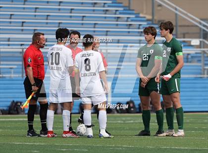 Thumbnail 2 in The Woodlands vs. Lake Travis (UIL 6A Boys Soccer State Semifinal) photogallery.