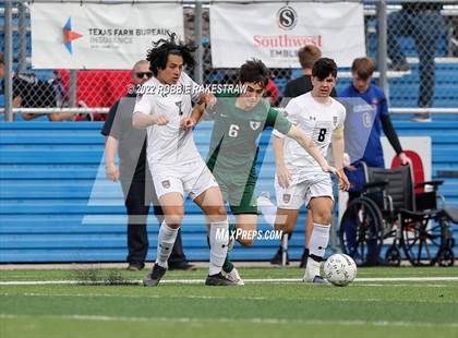 Thumbnail 3 in The Woodlands vs. Lake Travis (UIL 6A Boys Soccer State Semifinal) photogallery.