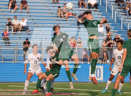 Thumbnail 2 in The Woodlands vs. Lake Travis (UIL 6A Boys Soccer State Semifinal) photogallery.
