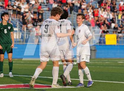 Thumbnail 2 in The Woodlands vs. Lake Travis (UIL 6A Boys Soccer State Semifinal) photogallery.
